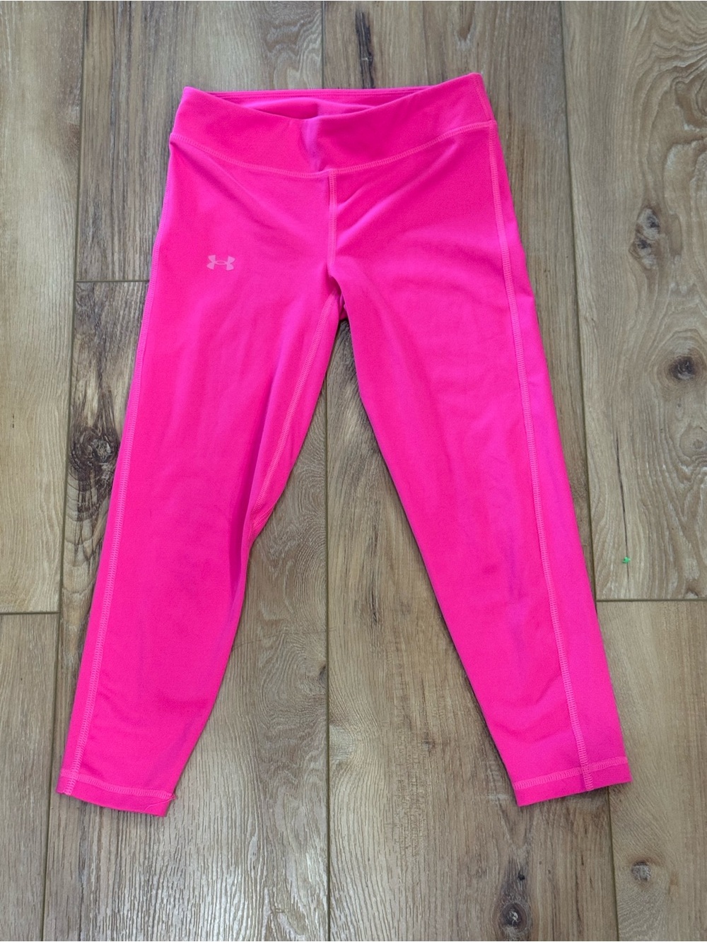 Under Armour Bright Pink Girls' Performance Leggings